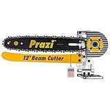 Prazi 12" Beam Cutter Attachment for Worm Drive Circular Saws – Model PR7000 for 7-1/4"-8-1/2" Worm Drive Saws – American Owned Company – Increase Cut Depth from 2-1/2” to 12”