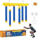 Reflex Drop Sticks Challenge, Falling Sticks Reaction Training Tool, Adjustable Speed Catching Sticks for Hand Eye Coordination & Reaction Time Boost in Adults (Yellow)