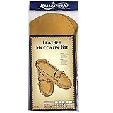 Realeather Crafts C4604-04 Leather Moccasin Kit, Size 10/11, Gold/Tan