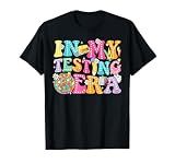 Groovy In My Testing Era Testing Day Teacher Boy Girl Kid T-Shirt