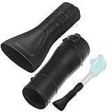 191L13-5 191B21-6 Blower Nozzle Adapter & 197889-6 Flat End Nozzle Attachment Kit for Ma-kita X2 36V Hand held Blower, for XBU02Z XBU03 DUB362 Blower Narrow end profile, increasing air velocity