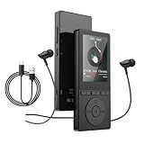64GB MP3 Player with Bluetooth 5.3, Music Player with HiFi Sound for Sports Runners, 2.4" Screen MP3 Player Built in HD Speaker Voice Recorder FM Radio E-Book, Expanded Up to 128GB, Earphone Included