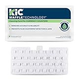 KICTeam - Waffletechnology® Cleaning Cards for Money Counter Machine (15 Cards)- Presaturated with WonderSolvent® Cleaning Formula- 3in. x 6.25in.