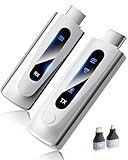 2025 Upgraded Wireless HDMI Transmitter and Receiver 328FT/100M, LED Display, 4K Decode 1080P@60Hz Ultra HD Video Output, Plug&Play 5G+2.4G for Video and Audio to Monitor from PC/Projector/TV Box