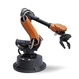 wlkata Mirobot Educational Kit 6 Axis Robot Mini Programmable Gripper arm Lightweight Educational Desktop Robotic arm 6DoF Lightweight Desktop Robotic Arm for K12 or 3D Printer