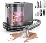 uwant Portable Carpet Cleaner with Steam& Hot Water 18Kpa Upholstery Cleaner Machine for Pets with Cleaning Tools& Solution Carpet Steam Cleaner Set of 1 for Cars,Couch,Furniture