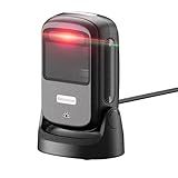 NetumScan Automatic Hands-Free Barcode Scanner - 1D/2D Desktop USB Wired Scanner for Retail Store, Warehouse, Supermarket, POS System, Checkout Counter (Windows/Mac/Linux)