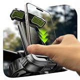 LISEN Bike Phone Holder, [Super Easy Install] Motorcycle Phone Mount Ebike Accessories Bicycle Handlebar Holder Mount Gifts for Adults Kids Men Mountain Mini Bike Scooter Gear Accessories, Black