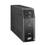 APC UPS Back-UPS Pro 1000VA Sinewave UPS, 600W Battery Backup & Surge Protector, AVR, 10 Outlets, LCD, USB-C & USB-A Charging Ports, BR1000MS Uninterruptible Power Supply for Computers, Electronics