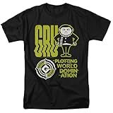 Popfunk Minions Gru Plotting Unisex Adult T-Shirt - Black - Medium