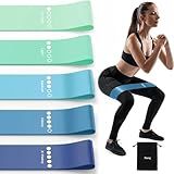 Resistance Bands for Working Out, Elastic Pilates Flexbands for Physical Therapy Yoga, Stretch Exercice Loop Bands for Booty Legs