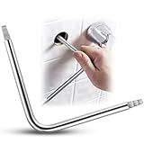 Enhon Faucet Seat Wrench, Compatible with Danco 80439 Faucet Removal Tool, For Use to Install Faucet Compression Seats, Hex or Square Steel Faucet Seats Tool, 2 Sided Wrench Configuration