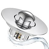 3-in-1 Pop Up Tub Drain Plug, Bathtub Drain Stopper, Bathtub Plug Drain Stopper, Tub Stopper, Anti-Clogging, for 1.42"-1.97" Drain HOL