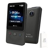 Ai Language Translator Device, 2025 Instant Voice Translator Device T21 No WiFi Needed, Two-Way 138 Languages Ai Translator Offline Recording Photo Translation Device for Business Travel Study
