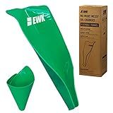 EWK Flexible Oil Funnel, Spill-Free, Reusable Moldable Funnel for Clean Oil Changes, Car & Motorcycle Maintenance, Coolant & Fluid Draining, Easy Store Roll-Up Design