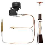 Outdoor Heater Replacement Parts Thermocouple & Tilt Switch, Repair kit Dump Switch & Thermocouple Used for Round Stand Up Heater and Pyramid patio heater, Safety Protection System Thermistor kit