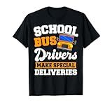 School Bus Driver Yellow Shuttle Student Service Vehicle T-Shirt