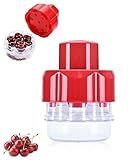 7-in-1 Cherry Pitter Tool - new Portable Push-Down Cherries Seed Remover, No Handle Design for Kitchen, Picnics