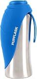 PupFlask Large Dog Water Bottle, Portable Stainless Steel Travel Bowl