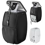 Hot Tub Spa Heater Pump Cover Black - Weatherproof Water Pump Cover for Winter Freeze Protection - Compatible with Heating Pumps with 3 Connectors(Cover Only)