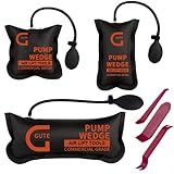 Gute Air Wedge Bag Pump, 3 Pack Commercial Inflatable Air Wedge Bag Tool, Professional Leveling Kit & Alignment Tool, Air Bag Tool for Variety of Jobs, 330 LB Rating, 3 Sizes