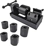 Aluminum Fuel Line Fittings Installation Tool, Fuel Hose Repair Kit for -4 to -12 AN, Black Mixizap