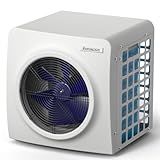 Aquastrong Inverter Swimming Pool Heat Pump, 18,000 BTU 6,500 Gallons Electric Pool Heater for Above Ground and Inground Pool, Heating and Cooling Pool Heater 120V