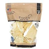 Frankly Natural Beef Chips For Dogs | Premium Rawhide Beef Chips | Long-Lasting Dog Chews For Small, Medium & Large Dogs | Non-GMO, Grain-Free All-Natural Beef Chips For Dogs | Made In USA