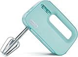 Dash SmartStore™ Compact Hand Mixer Electric for Whipping + Mixing Cookies, Brownies, Cakes, Dough, Batters, Meringues & More, 3 Speed, 150-Watt - Aqua