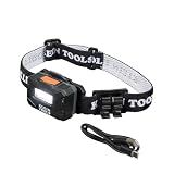 Klein Tools 56049 Rechargeable Headlamp/LED Lights, Adjustable Fabric Strap with Marker/Pencil Holder, 260 Lumens, for Work and Outdoors