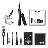 Premium Hearing Aid Cleaning Kit - Compatible with Rechargeable Hearing Aid with Bluetooth, Oticon, Phonak, Hearing Aid Cleaning Tools with Pen, Spray, Brush, Cloth, Hearing Aid Supplies Accessories