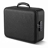 Vizoshi Fireproof Document Box (Soft-Shell) with Lock, 5200°F Fireproof & Water-Resistant File Organizer for Important Documents, Certificates, Passport & 14" Laptop, Home Office Travel