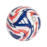adidas FIFA Club World Cup Competition Ball - Thermally Bonded Seamless Construction, FIFA Quality Pro Certified, Bold Design Inspired by Flags and Stars (White/POBLUE/DKBLUE/Lucre, 4)