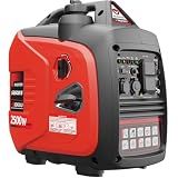 SIOKIUU 2500W Portable Generator Super Quiet Inverter Generator Ultra Lightweight for Home Backup Outdoor Camping, CO Sensor Protect, EPA, ECO Mode