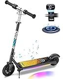 Gyroor H30 Max Electric Scooter for Kids Ages 8-12, 150W Powerful Motor, Bluetooth Music, Dual Brake System, Adjustable Height and Speed, Best Gifts for Kids, H30Max-8QY
