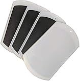 EZ Moves Furniture Slides for Carpet, Professional (11” x 7”) - Easily Move Sofas, Loveseats, Cabinets, Bookcases, and More (4 Slides per Set)