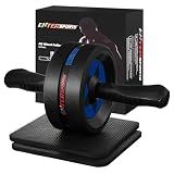 Ab Roller Wheel for Abs Workout - Abdominal Exercise Equipment with 2 Knee Pads for Home Gym, Core Strength Training, Fitness Equipment for Men & Women