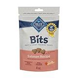 Blue Buffalo Bits Soft Dog Treats for Training, Made with Natural Ingredients & Enhanced with DHA, Salmon Recipe, 4-oz Bag