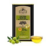Ellora Farms Olive Oil Extra Virgin, Certified Single Estate PDO, Polyphenol Rich Extra Virgin Olive Oil Cold Pressed & Traceable, Global Gold Awards EVOO, Kosher, Crete, Greece 33.8 Fl oz (1 Ltr)