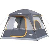 UNP 4-Person Tent Portable Cabin Tent, Camping Tent 4 Person for Outdoor