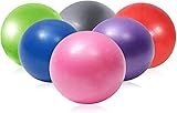 XIECCX Mini Yoga Balls 9 Inch Exercise Pilates Therapy Balance Barre Equipment for Home Stability Squishy Training PhysicalCore Training(6 PCS)