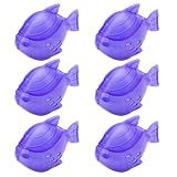 Humidifier Cleaning Fish, Tank Cleaner for Most Humidifiers, 6 Pack, Purple