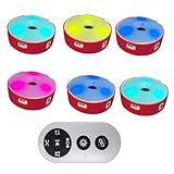 SWTHM 6Pcs/Pk Agile Reaction Training Lamp Set, Reaction Training Light Speed Agile Reaction Light Equipment Quick Response Training Lights Sports Reaction Lights Enhancing Speed and Agility Tools