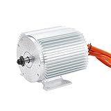 Doinal 72V 3000W Brushless Motor 6300RPM Electric Go Kart Motor with Temperature Sensing Electric Scooter Motor for Razor Dirt Bike