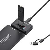 ELUTENG NVMe SATA to USB SSD Enclosure 3 in 1 M.2 NVMe/NGFF & 2.5" SATA HDD