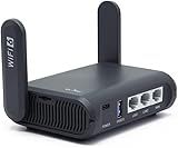 GL.iNet GL-AXT1800 (Slate AX) Portable Travel Router, Pocket Wi-Fi 6 Wireless Internet Router, Portable VPN Routers WiFi for Travel, Public Computer Routers, Business, Moblie/RV/Cruise/Plane