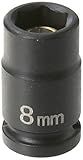 Grey Pneumatic (908MG) 1/4" Drive x 8mm Magnetic Standard Socket