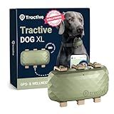Tractive XL Smart Dog GPS Tracker | Live Pet Tracker with Virtual Fence | Vital Signs Monitoring of Heart & Respiratory Rate | Up to 1-Month Battery Life | Dog Collar Attachment (Green)