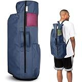 MAGNILAY Yoga Mat Bag - for Women and Men, Yoga's Bag with Pockets and Adjustable Strap, Yoga Mat Carrier, Fits Mats Blocks and Yoga Accessories for Workouts, (32”L x 9” Diameter)