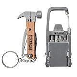 Pellota Multi Tool Prizes [17-in-2] for Adults - Multi Tool for Men, Multitool, Small Hammer, Small Tools, Hammer Multitool, Gifts for Men, Dad, Husband, Camping, Bottle opener, retrieve card pin